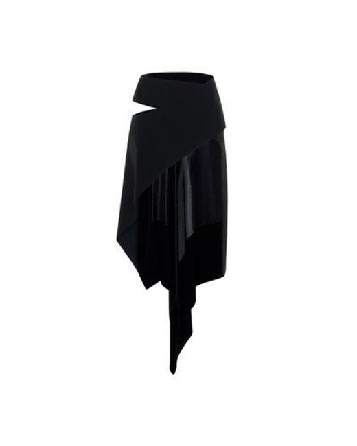Mugler Black Skirt