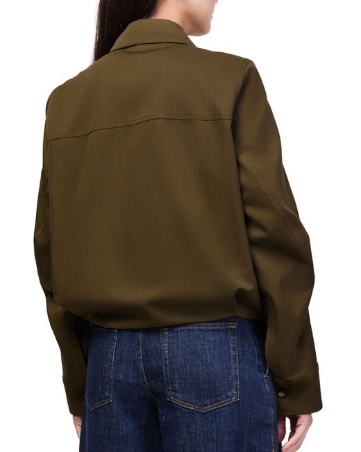 Loewe Green Cotton-Silk Jacket