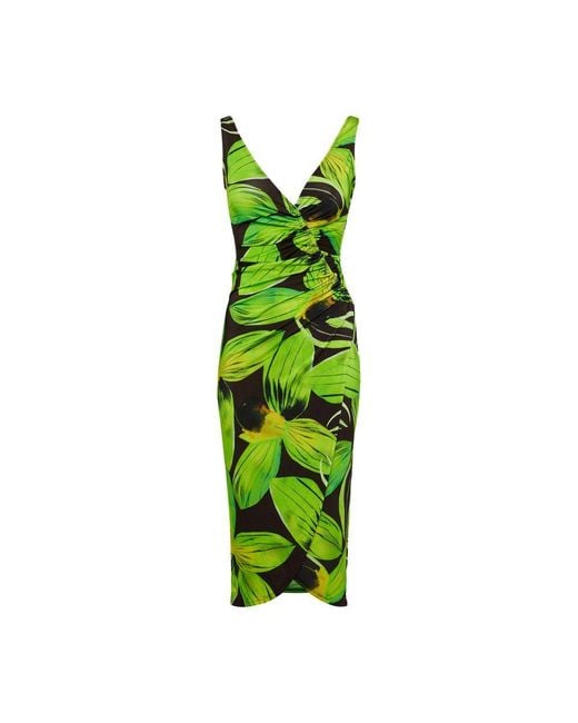Louisa Ballou Green Summer Solstice Midi Dress