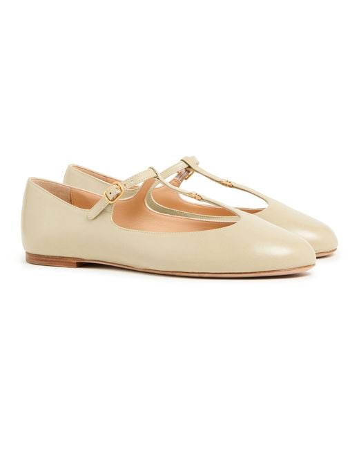 Chloé White Ballerinas Marcie