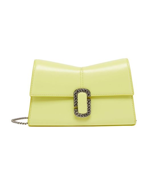 Marc Jacobs Yellow The Chain Wallet Bag
