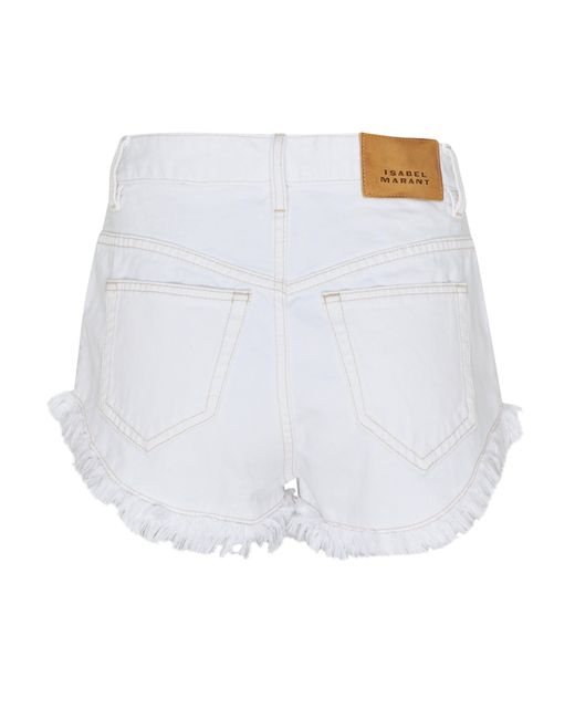 Isabel Marant White Shorts aus Denim Eneidao