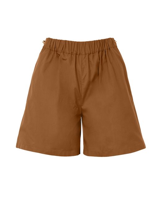 Short En Popeline De Coton Haway Max Mara en coloris Natural