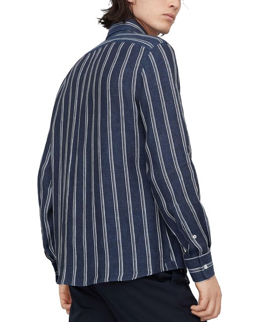 Brunello Cucinelli Hemd mit Easy-Schnitt in Blue für Herren