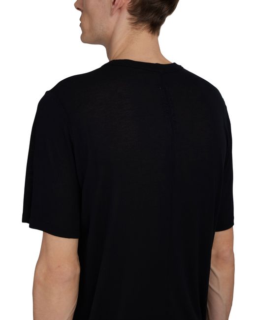 Rick Owens Black Level T Short Sleeves T-shirt for men