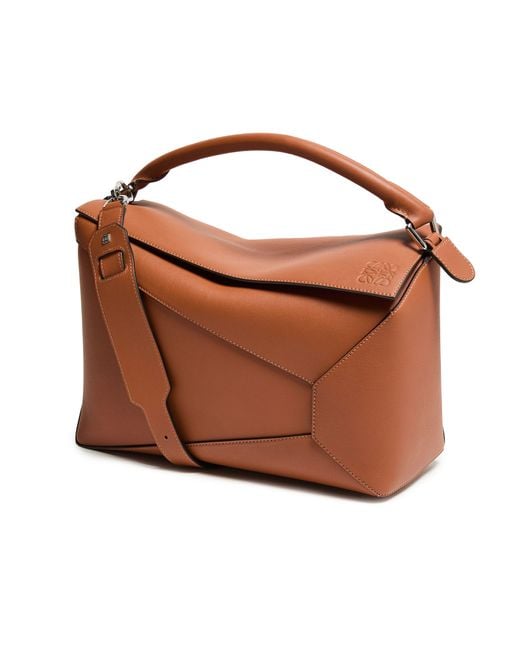 Loewe Große Tasche Puzzle Edge Aus Klassischem Kalbsleder in Brown für Herren