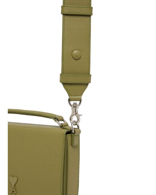 AMI Green Ami De Cœur Lunch Box Bag for men