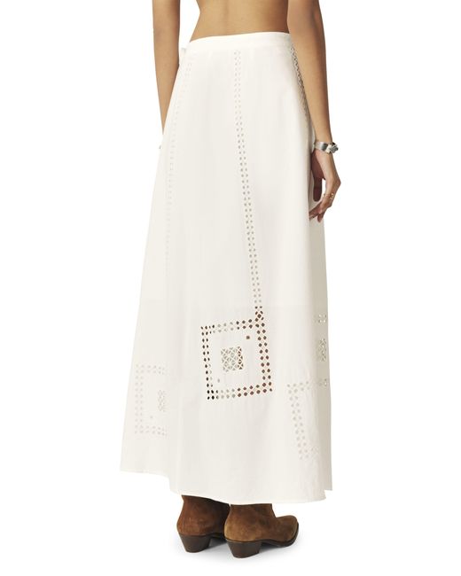 Ba&sh White Lermaid Skirt