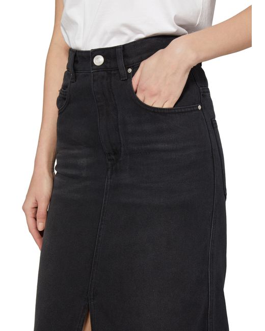 Isabel Marant Black Tilauria Denim Skirt