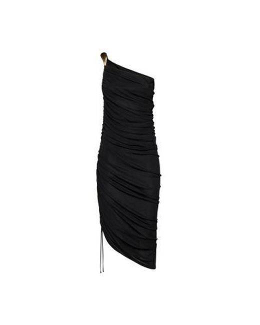 Bottega Veneta Black Dress In Viscose Jersey