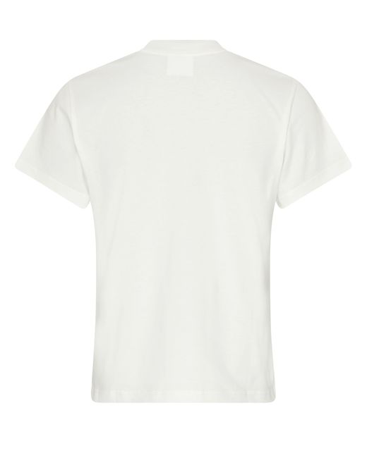 Courreges White Ac Straight T-Shirt