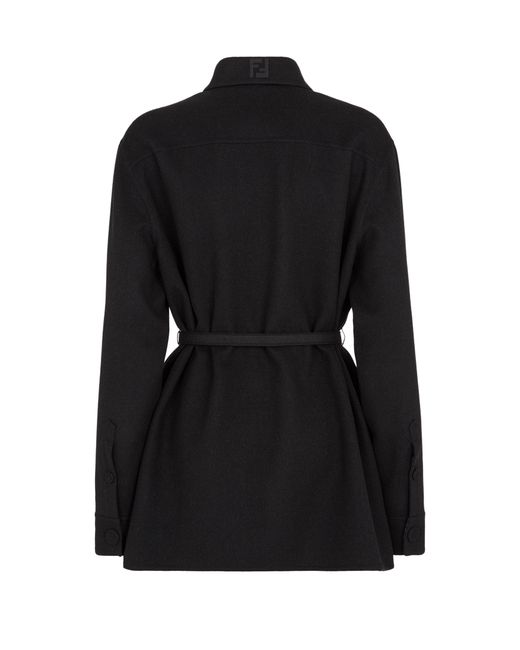 Fendi Black Single-Breasted Go-To Jacket