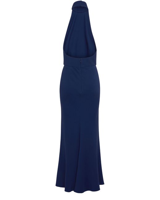 Alexander McQueen Blue Evening Dress