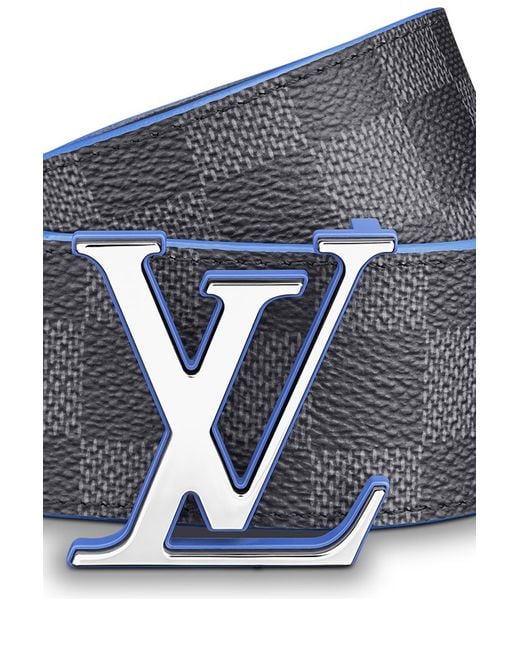 Louis Vuitton LV Initiales Monogram Canvas Men Belt