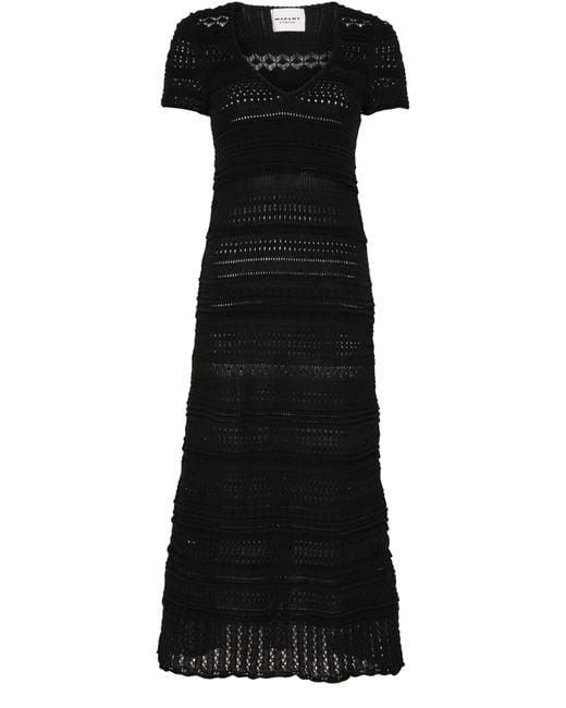 Isabel Marant Black Jinny Maxi Dress