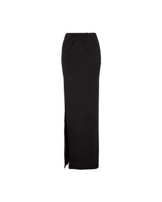 Jacquemus Black Maxirock Peplo