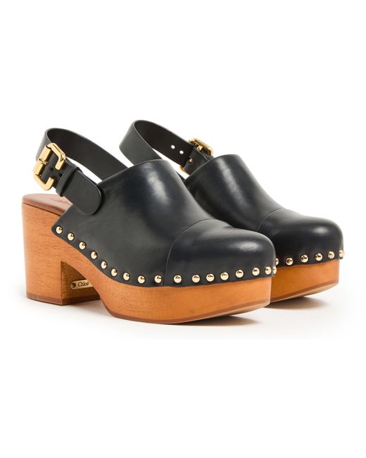 Chloé Gray Jeanette Clogs