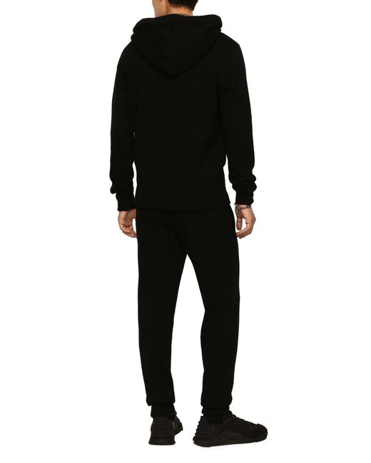 Dolce & Gabbana Black Wool And Cashmere Sweater for men