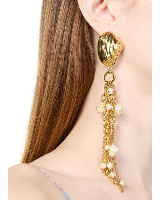 Chloé Metallic Ohrringe Shells