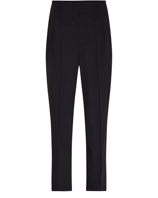 Lemaire Black Tailored Pleated Pants for men