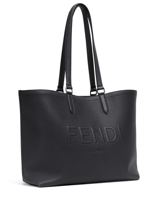 Fendi Shopper Roma Leather tasche in Black für Herren