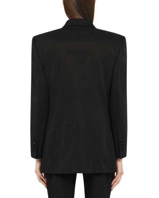 Dolce & Gabbana Black Faille Tuxedo Jacket