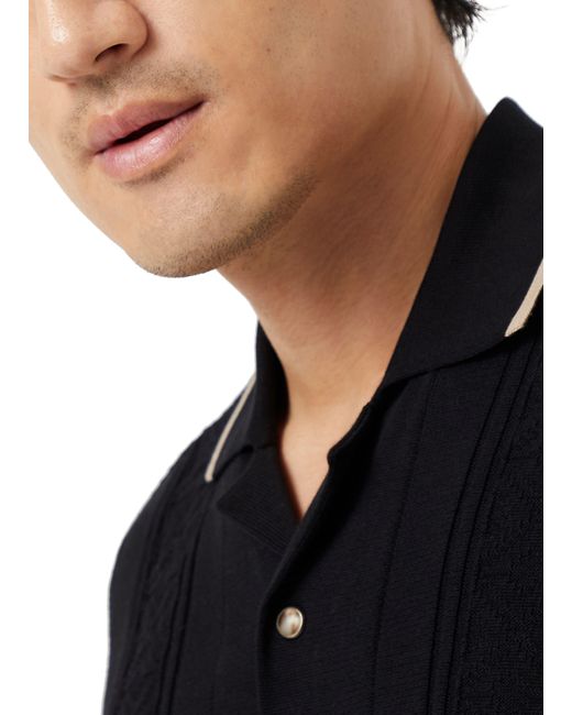 Brunello Cucinelli Black Short Sleeve Shirt for men