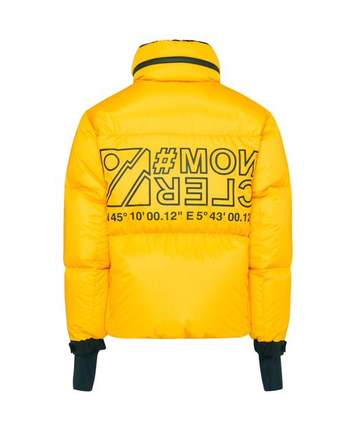 3 MONCLER GRENOBLE Yellow Verdons Puffer Jacket for men