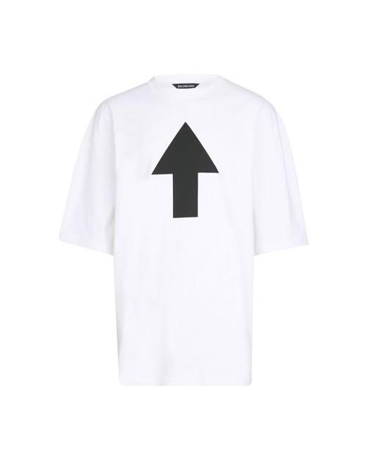 Balenciaga Xl Short Sleeve T-shirt in White | Lyst
