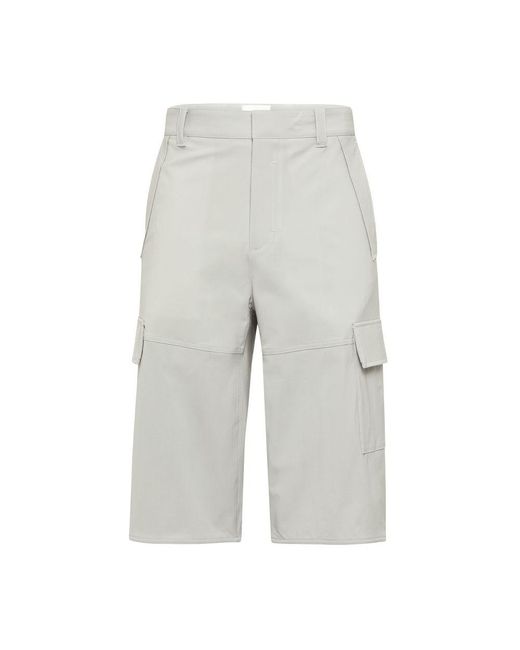 Givenchy Gray Cargo Shorts for men