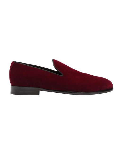 Dolce & Gabbana Red Slippers for men