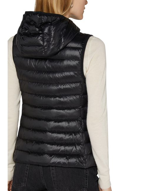 Moncler Black Glygos Sleeveless Puffer Jacket