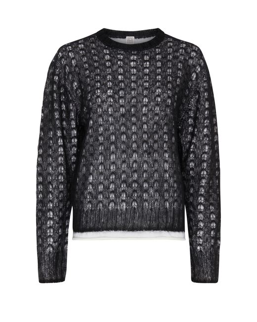 Totême  Black Mohair Sweater