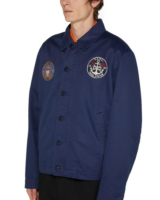 Polo Ralph Lauren Blue Workwear-Style Jacket for men