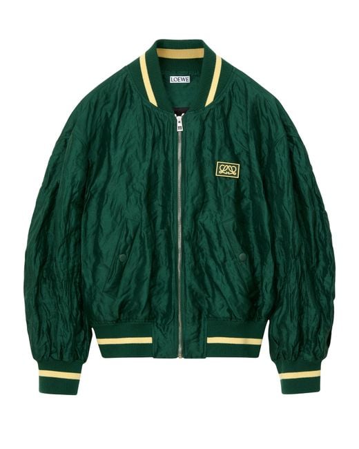 Loewe Green Bomber Jacket