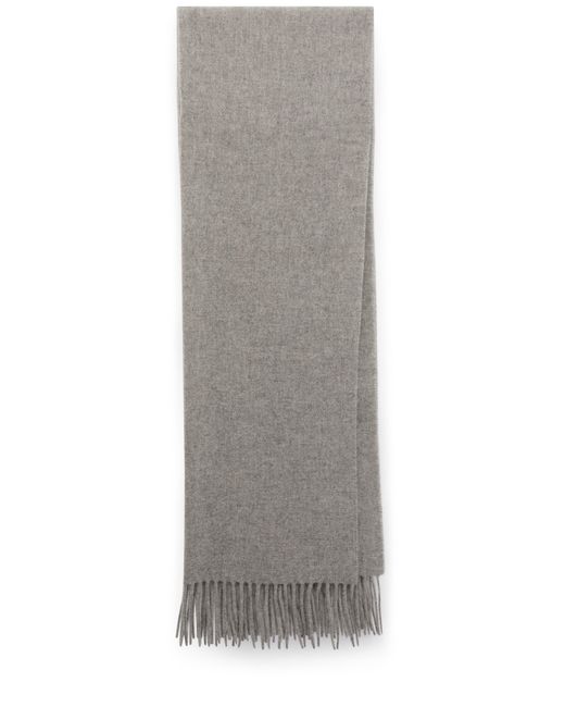 Totême  Gray Classic Wool Scarf