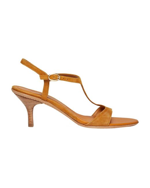 Vanessa Bruno Brown Medium-Heeled Sandals