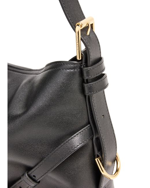 Givenchy Black Voyou Medium Shiny Leather Bag
