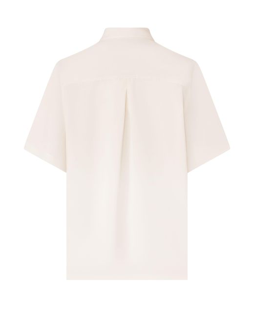 Polo Fluide Totême en coloris White