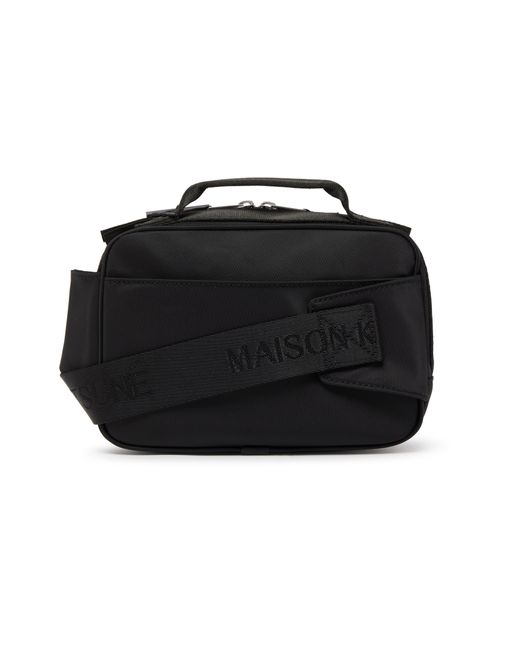 Maison Kitsuné Black The Traveller Belt Bag for men