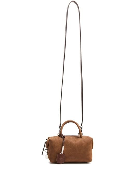 Max Mara Brown Holdall Suede Handbag