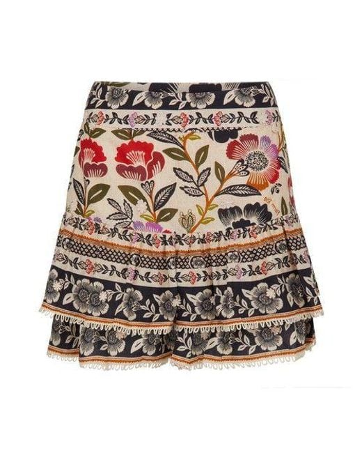 FARM Rio Romantic Garden Mini Skirt | Lyst