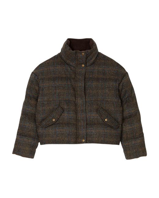 Ba&sh Green Hidai Padded Jacket