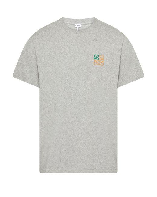 Loewe Gray Anagram T-Shirt for men