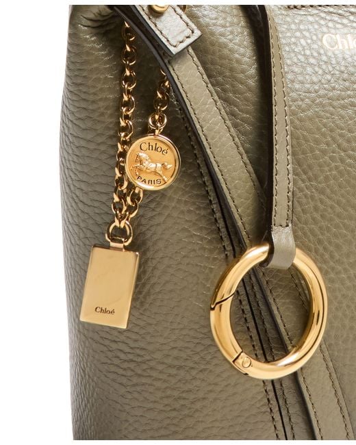 Chloé Green Small Chloé Spin Tote Bag