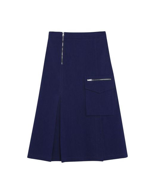 Tela Blue Cavalry Skirt