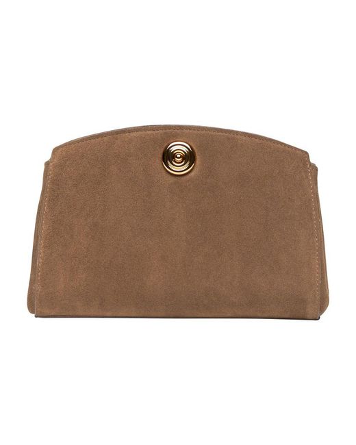 Liffner Brown Clutch Pushlock