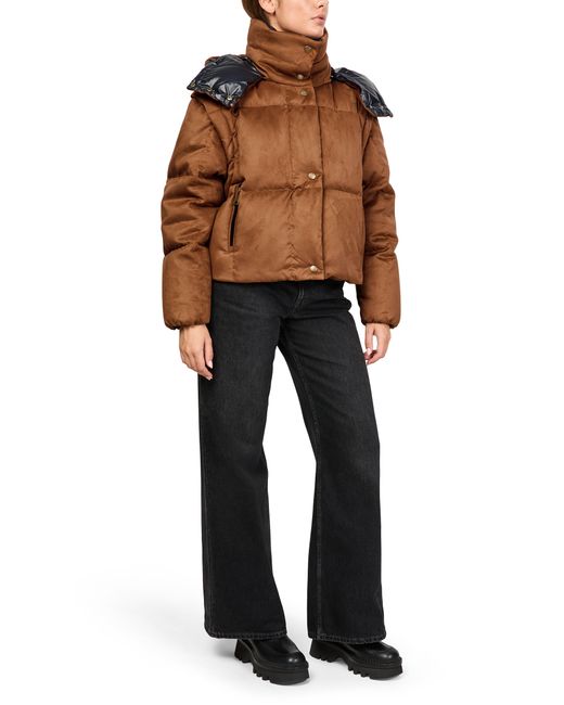 Moncler Brown Paterne Hooded Puffer Jacket