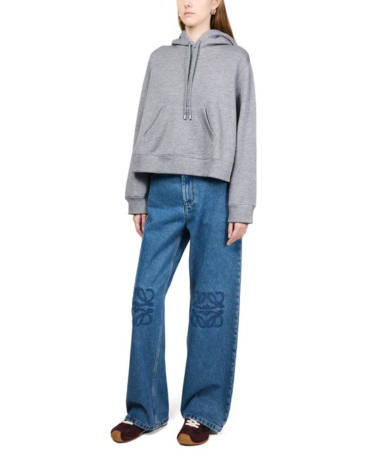 Loewe Gray Trapeze Hoodie