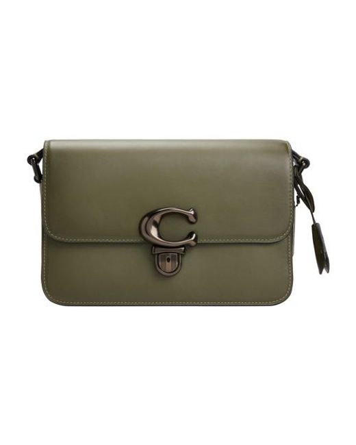 COACH Leather Studio Shoulder Bag in v5_army_green (Green) Lyst